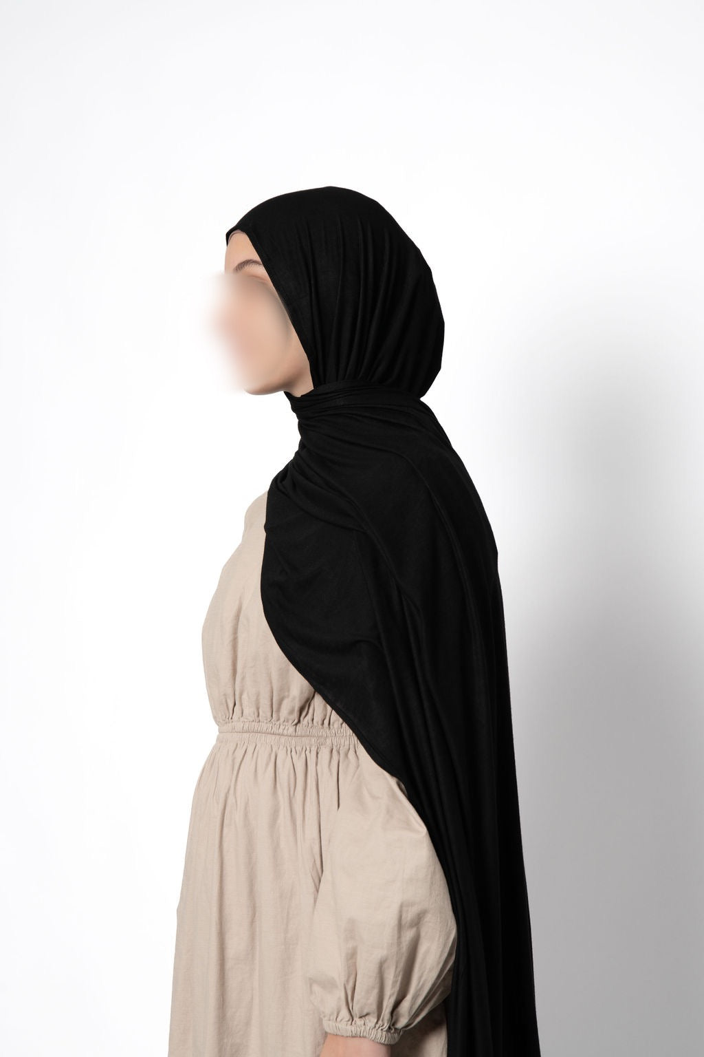 Jersey Hijab Onyx