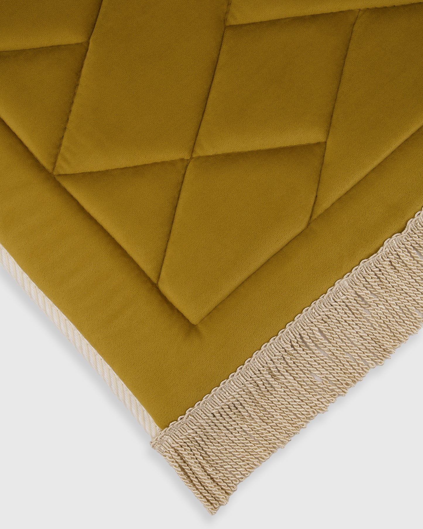 memory foam prayer mat thick soft supportive gold close up