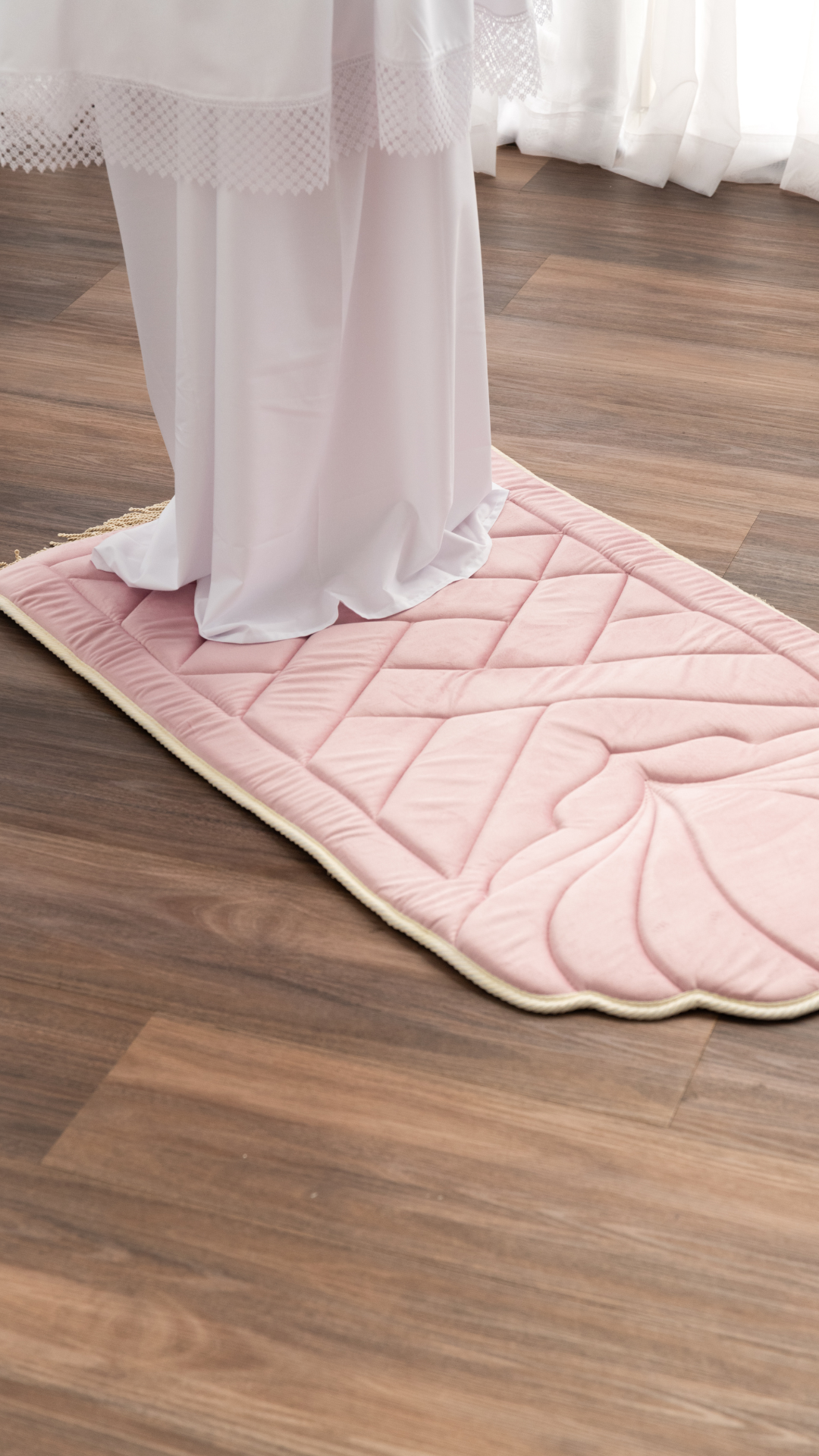 Velvet Memory Foam - Pink Rose