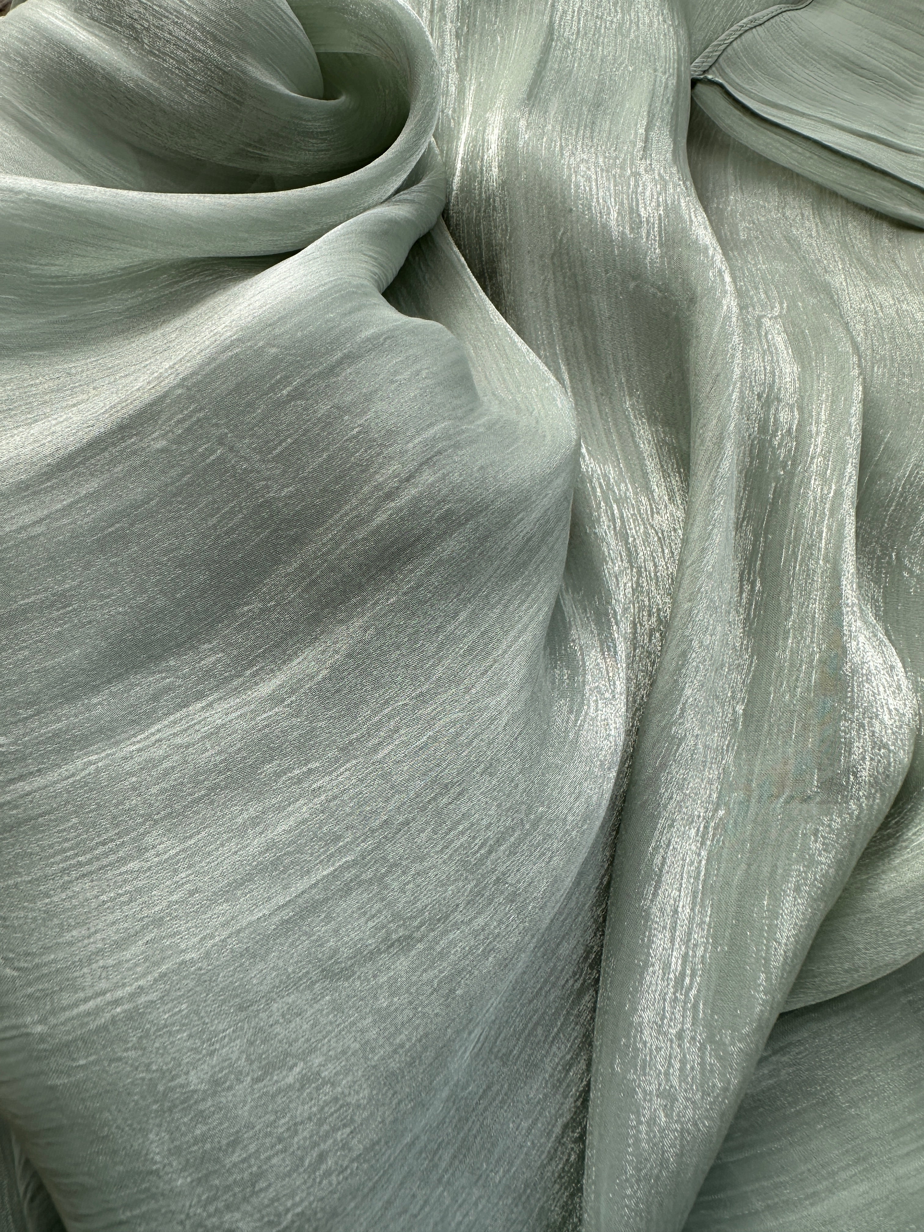 Shimmer Chiffon Hijab Prasiolite