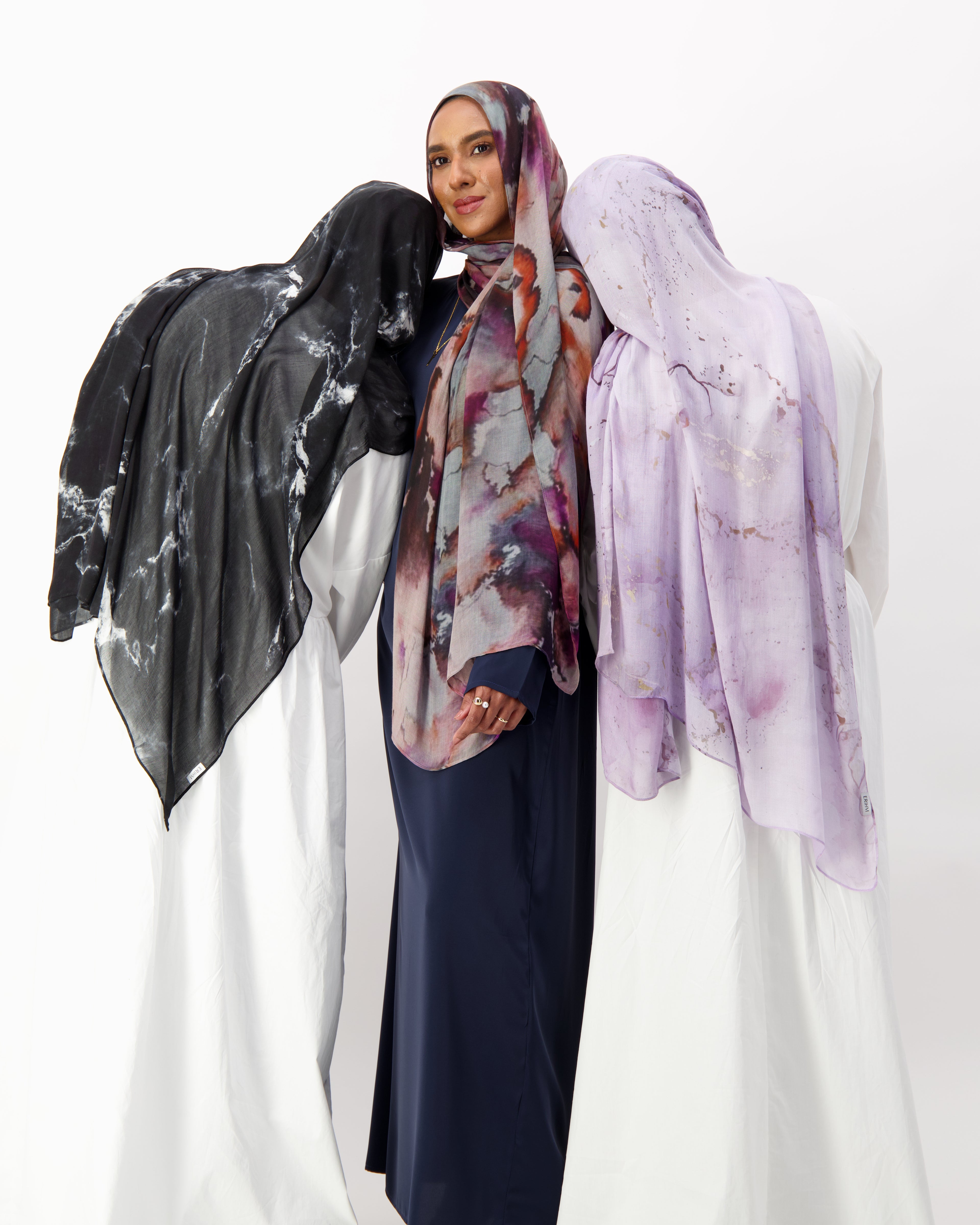 Purple Rose Quartz Modal Hijab