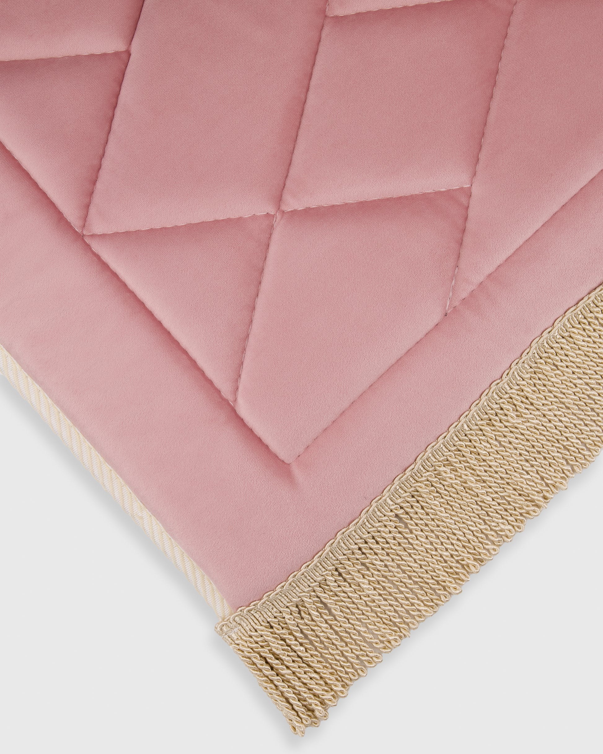 memory foam prayer mat thick soft supportive Rose Pink close up 
